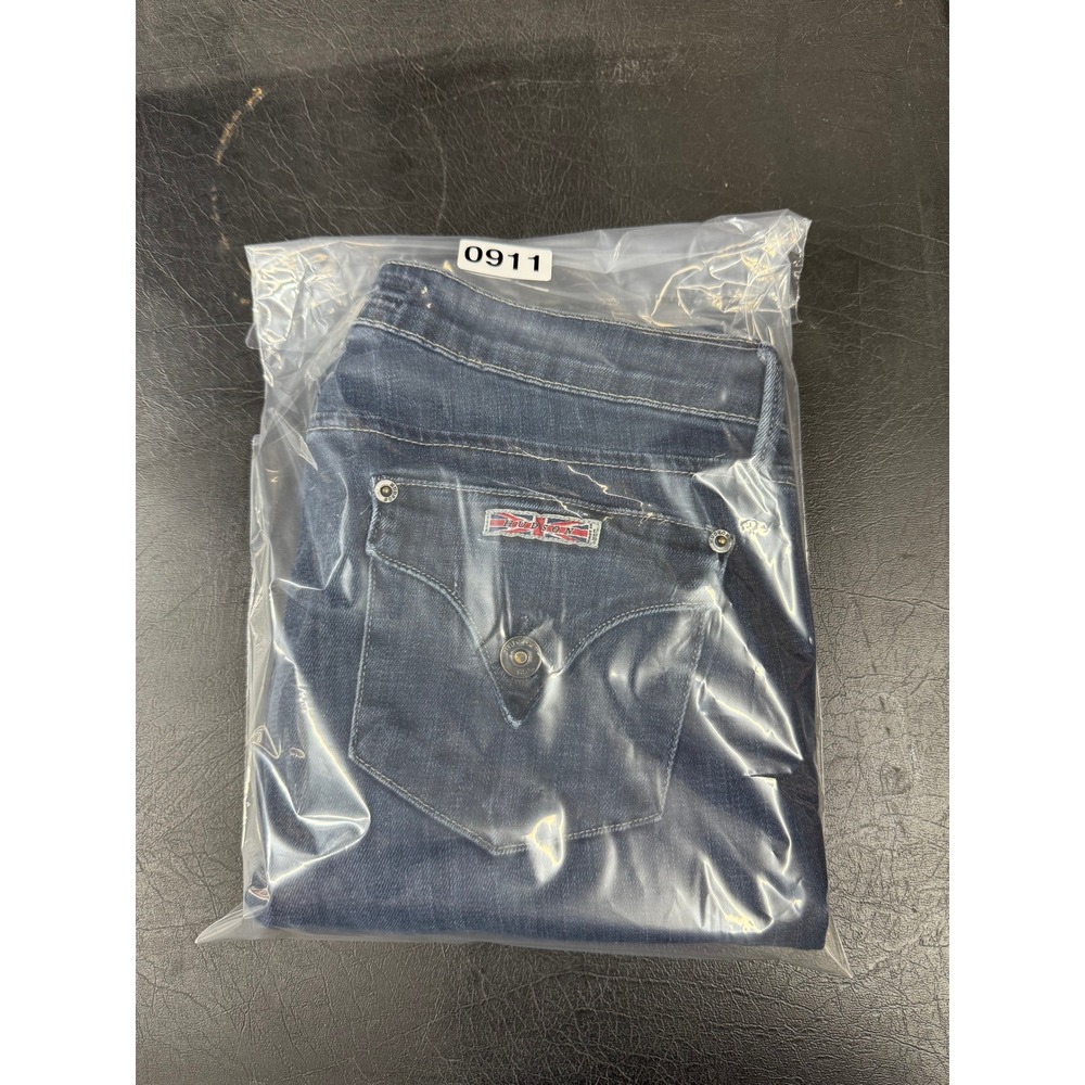 Hudson Skinny Jeans Women 28 Blue Excellent Flap Pocket Low Rise W428DHA - Picture 7 of 12